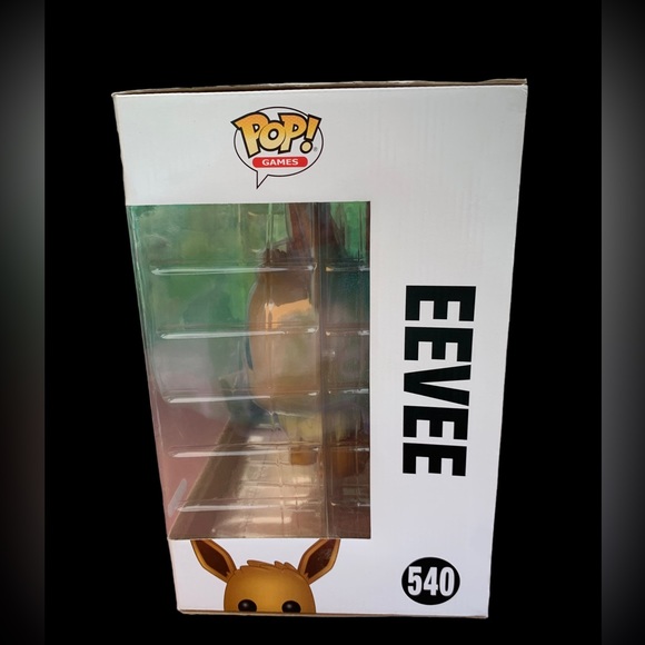 Vaulted 2019 Target Exclusive Pokemon Eevee 10inch Funko Pop New in Box - Picture 4 of 8